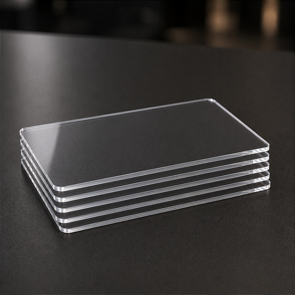 Chapa de Acrílico Cristal 3mm 200x150mm 5 UNIDADES – Corte a Laser