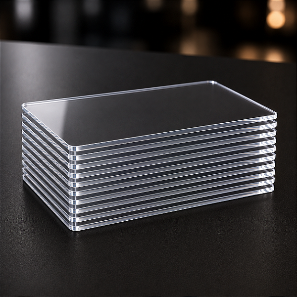 Chapa de Acrílico Cristal 3mm 200x150mm 10 UNIDADES – Corte a Laser