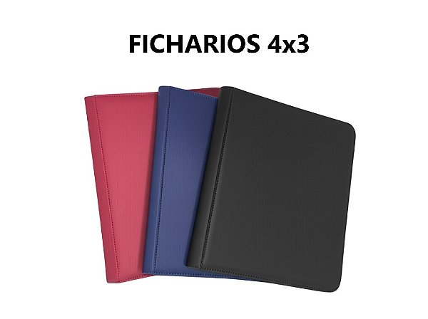 Fichário/Pasta com Zíper para cartas 480 slots 4x3 - Pokémon, Magic e Yu-Gi-Oh