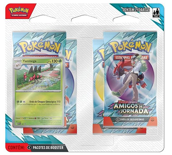 Pokémon TCG Blister Quadruplo Amigos de Jornada - Yanmega