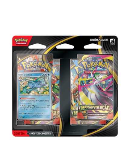 Blister Quadruplo Mega Evolução - Golduck