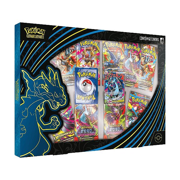 Box Coleção Mega Charizard X Ex