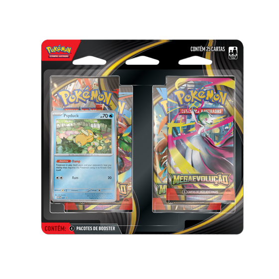 (BR) Pokémon - Blister Quadruplo - MEGAEVOLUÇÃO - PSYDUCK