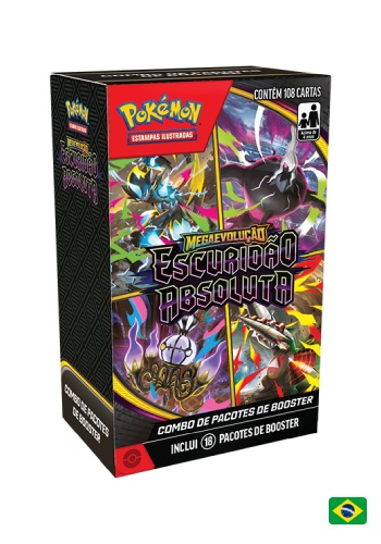 (BR) Pokémon - Combo de Boosters - ESCURIDÃO ABSOLUTA