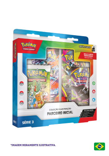 Pokémon - Parceiro Inicial - SÉRIE 3