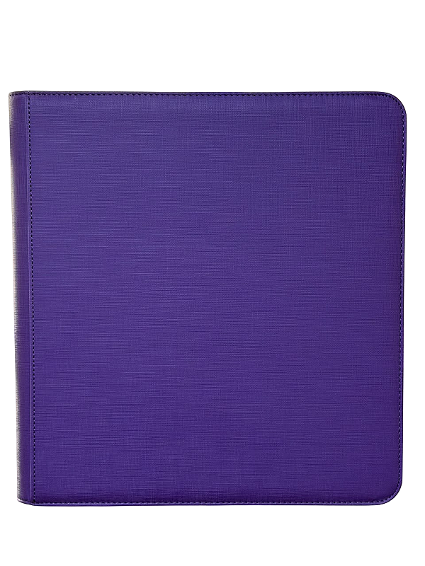 Fichário/Pasta com Zíper para cartas 480 slots 4x3 - ROXO