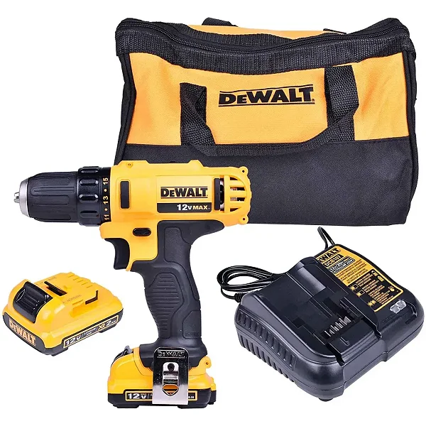 PARAFUSADEIRA FURADEIRA 3/8 10MM. BAT.LITIO BIV - DEWALT