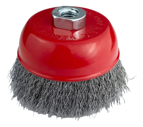 ESCOVA COPO ONDULADA 4" - WORKER