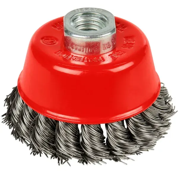 ESCOVA COPO ONDULADA 3" M14 - WORKER