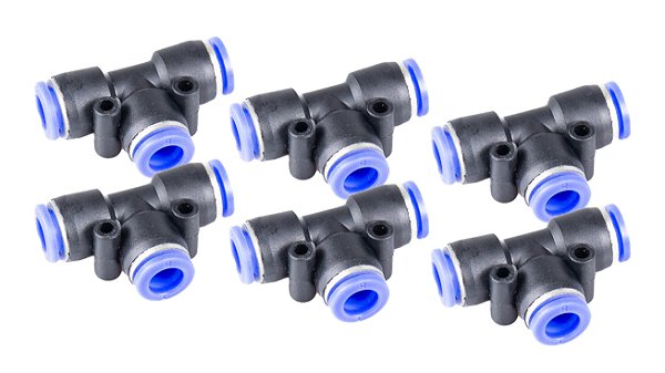 CONEXÃO RÁPIDA UNIÃO EM T 10MM KIT C/6