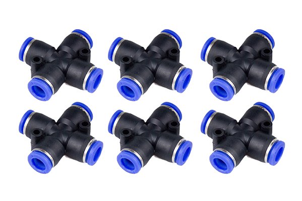 CONEXÃO RÁPIDA CRUZETA 10MM KIT C/6