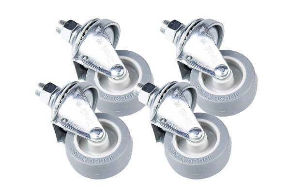 RODIZIO GIRATÓRIO C/PARAFUSO C/TR 50X19MM - JOCEC KIT C/4