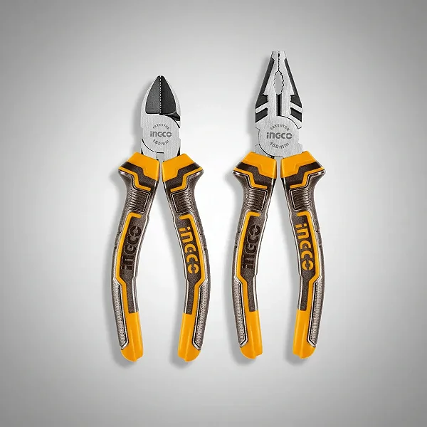 JOGO DE ALICATES INDUSTRIAIS COM 2 PC - INGCO