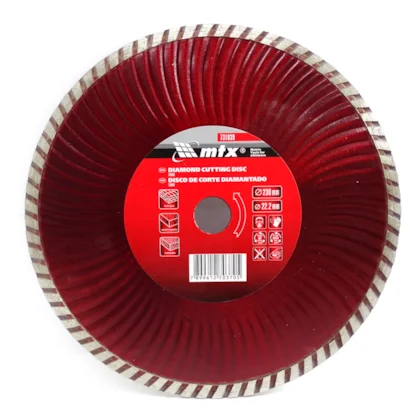 DISCO DE CORTE TURBO DIAM. CORTE SECO 230X22,2MM - MTX