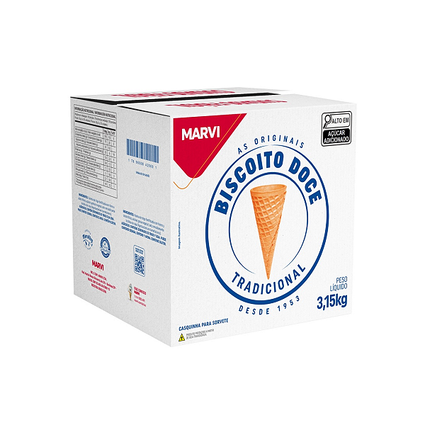 Casquinha Para Sorvete Marvi 3,15kg