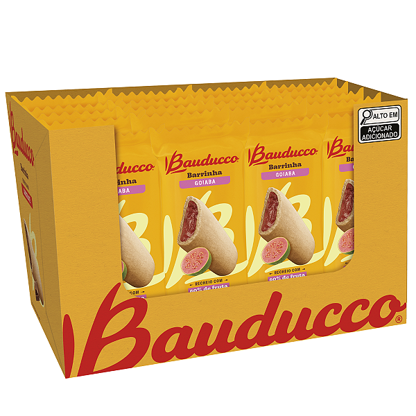 Barrinha Goiabinha Bauducco 30g - Display Com 20 Unidades