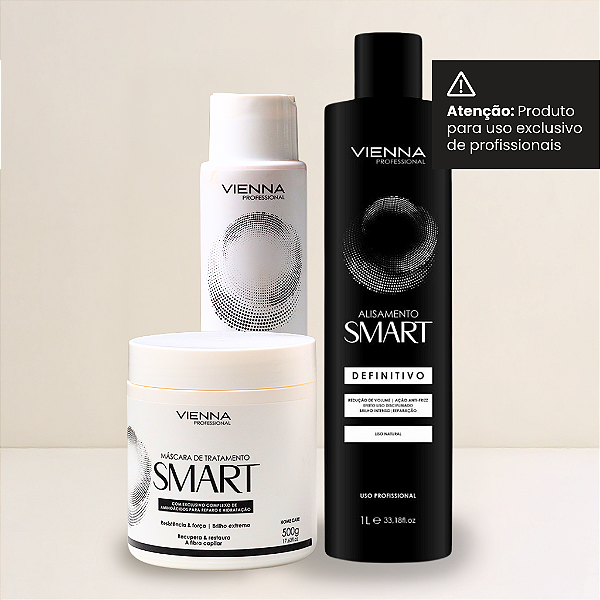 Progressiva Alisamento Smart 1L + Pré e pós Smart 500ml