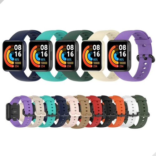 Pulseira Silicone Borracha Para Xiaomi Redmi Mi Watch 2 Lite