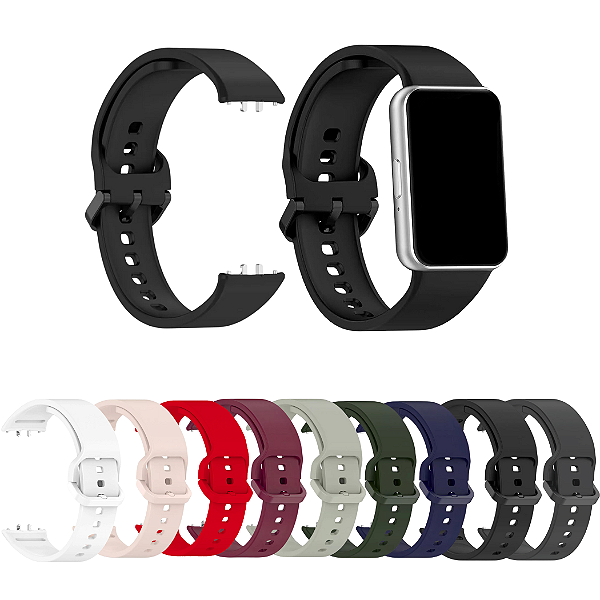 Pulseira Fecho Silicone Para Samsung Galaxy Fit 3 Sm-r390