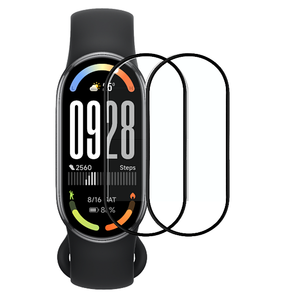 2 Película Protetora 3D Anti Risco Para Xiaomi Mi Band 10