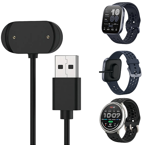 Cabo Carregador P/ Amazfit Xiaomi Trex Ultra Trex2 Gts4 Gtr4