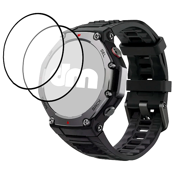 02 Películas 3D Para Smartwatch Amazfit T-Rex 3 A2323