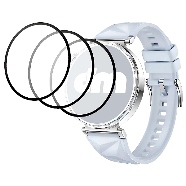 03 Películas Protetora 3D Para Smartwatch Huawei Gt5 41mm