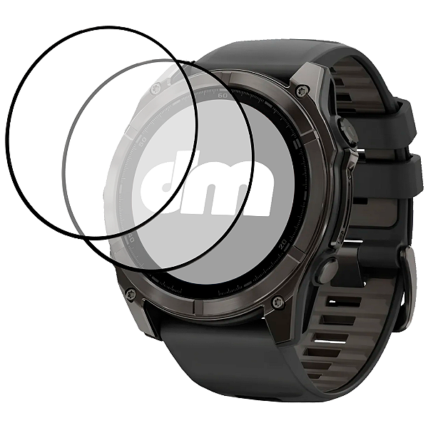 2 Película Protetora 3D Para Garmin Fenix 8 47mm 51mm