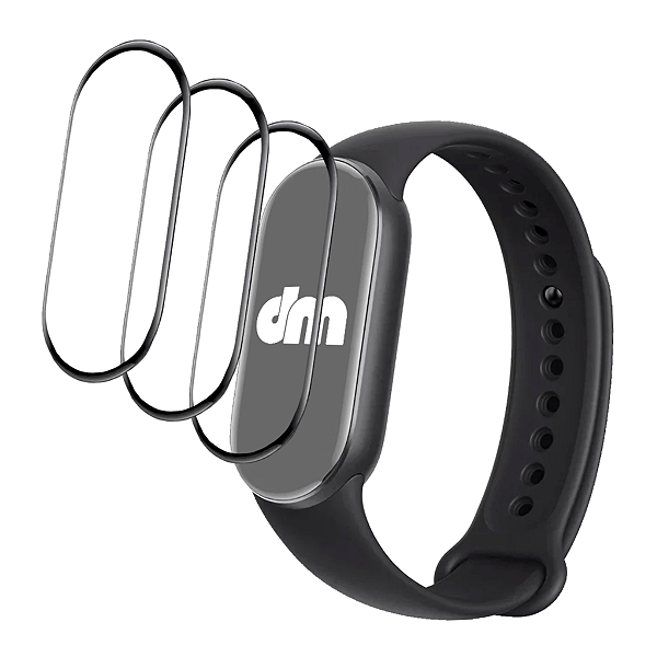 3 Películas Protetora 3D Para Smartwatch Xiaomi Mi Band 7 8