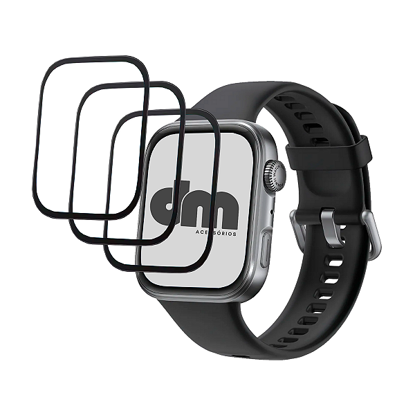 Kit 3 Película Protetora 3D Para Huawei Watch Fit 4