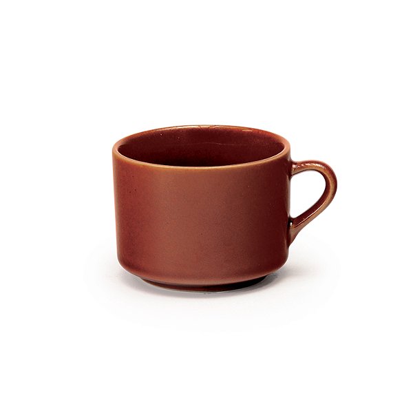 Xícara Chá Lisa Marrom 150 ml