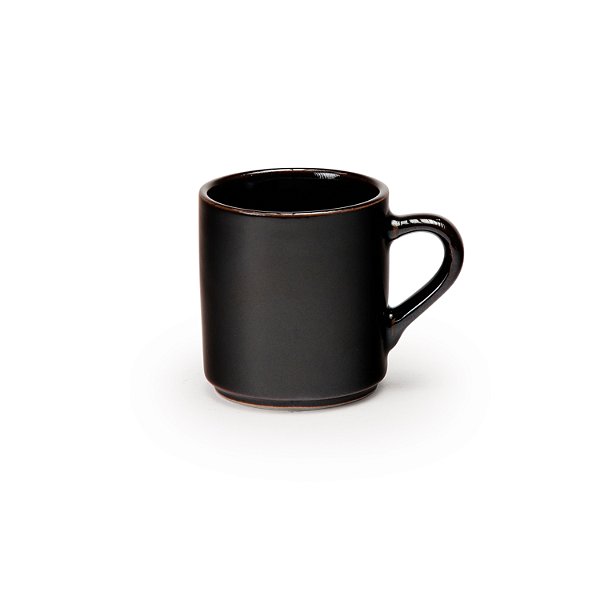 Xícara Café Canequinha Lisa Marrom 60 ml