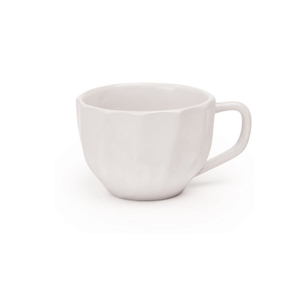 Xícara Chá Prisma Branca 200 ml