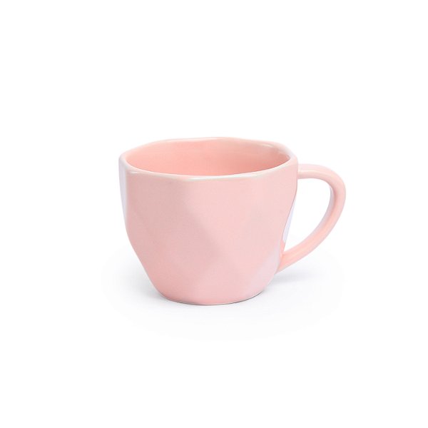 Xícara Café Prisma Rosa 100 ml