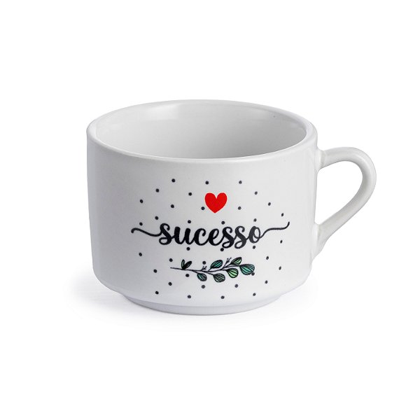 Xícara Chá Lisa Dizeres