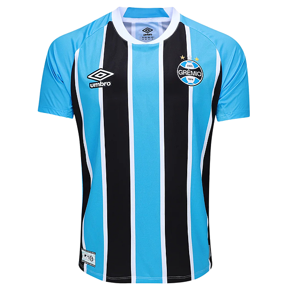 Camisa Grêmio I 25/26 - Torcedor Umbro Masculina - Azul e preto
