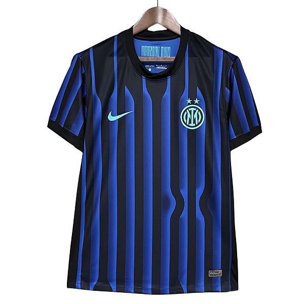 Camisa Inter de Milão I 25/26 Torcedor Nike Masculina - Azul e Preta