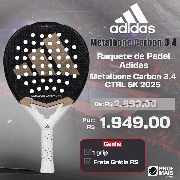 Raquete de Padel Adidas Metalbone Carbon CTRL 3.4 2025