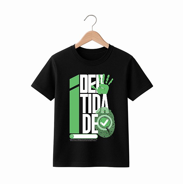 Camisa Adulto Preta - Identidade