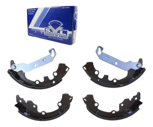 Sapata de Freio SYL 203102 - Ford Fiesta 1.4 / 1.6 (2002 a 2009)