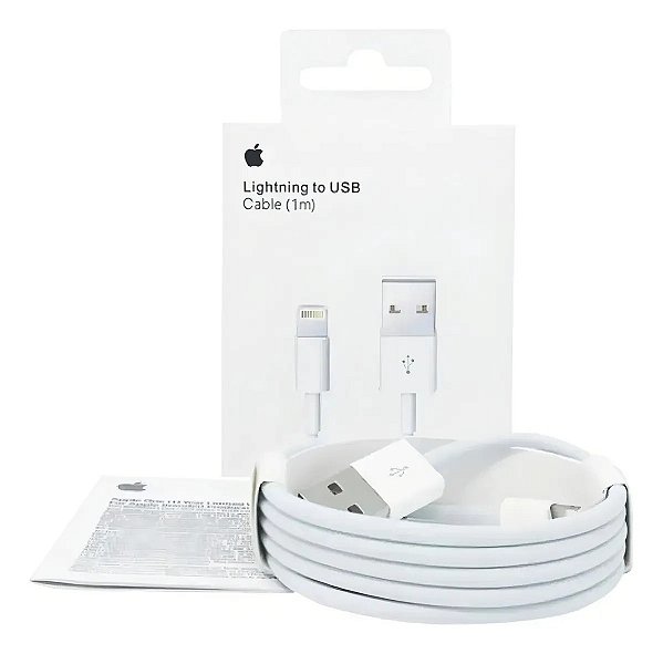 CABO APPLE ORIGINAL - USB LIGHTNING 1M