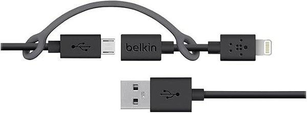 CABO BELKING 2 EM 1 - IPHONE + MICRO USB