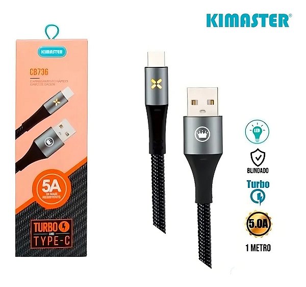 CABO KIMASTER TYPE-C TURBO 5A CB736