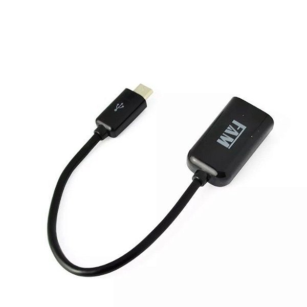 CABO OTG V8 - MICRO USB - OTG-015 FAM