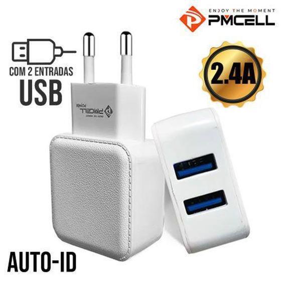 CARREGADOR 2USB 2.4A HC-22 PMCELL