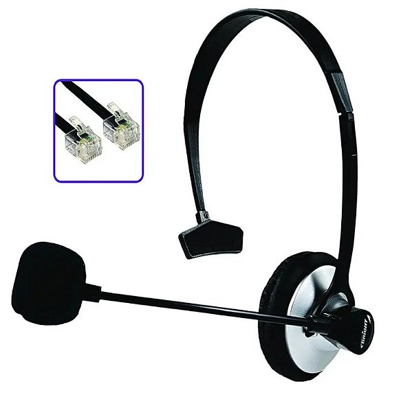HEADSET OFFICE C/ MICROFONE BRIGHT 0069