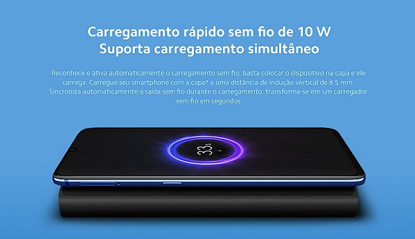 POWER BANK WIRELESS XIAOMI 10W 10.000 mAh