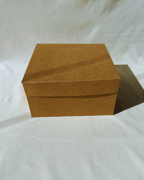 Caixa para Presente 20x20x10 - Kraft