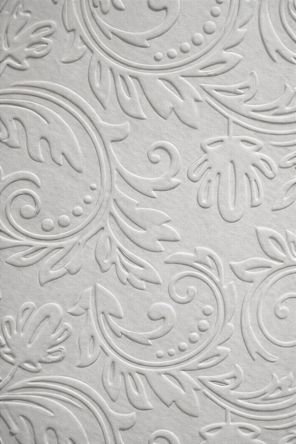 Modelo Textura Folhas em Alto Relevo