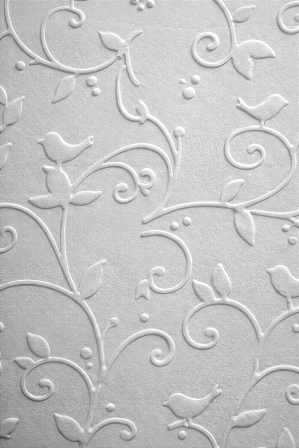 Modelo Textura Pássaro em Alto Relevo
